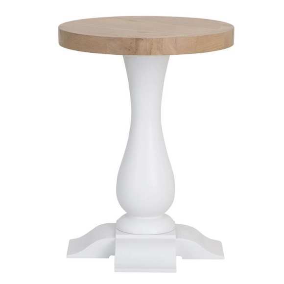 Elegant round table for wine enthusiasts.