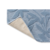Laura Ashley Cleavers Floral Rug Seaspray with a cotton and latex backing