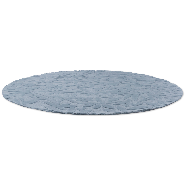 Laura Ashley Cleavers Floral Rug Seaspray Round