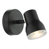 Clint Bathroom Wall Spotlight Matt Black IP44 picture on the white background