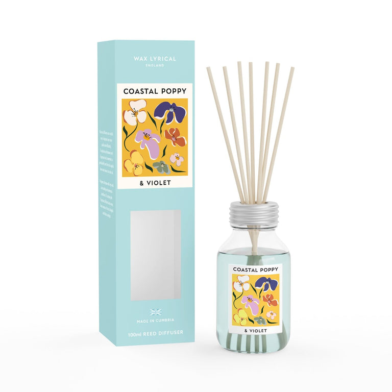 Coastal Poppy & Violet Reed Diffuser