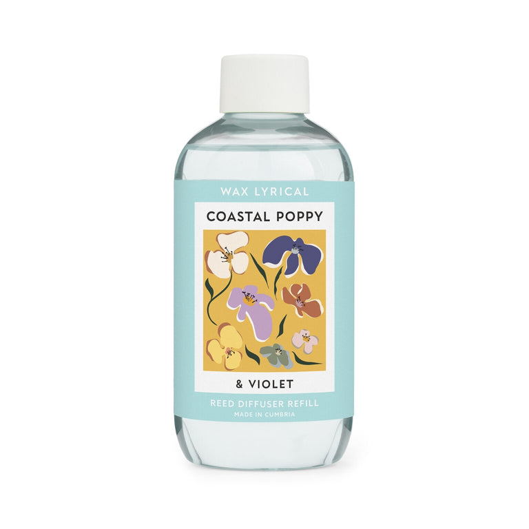 Coastal Poppy & Violet Reed Diffuser Refill