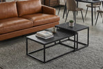 Cody Nest of Coffee Tables Black life style picture