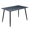 Cody Rectangle Dining Table 120cm Black  picture on the white background