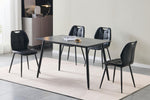Cody Rectangle Dining Table 160 cm Black life style picture