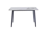 Cody Rectangle Dining Table 120 cm front view picture