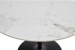 Cody Round Dining Table 100 cm close view picture of the tables top