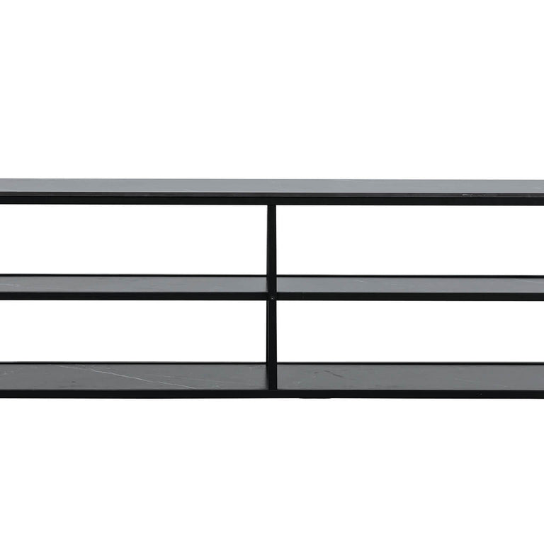 Cody TV Unit 160cm Sintered Stone Black