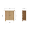 Chic Comfort: Modern Wooden Storage Unit."