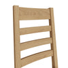 Make a Statement with Fabric Ladder-Back Wooden Chair.