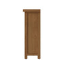 Sleek and Stylish Narrow Wooden Bookcase.
