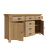 Sleek and Stylish Wooden Sideboard in a Grand Size.