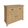 Chic Wooden Small 2-Drawer Sideboard for Stylish Storage.