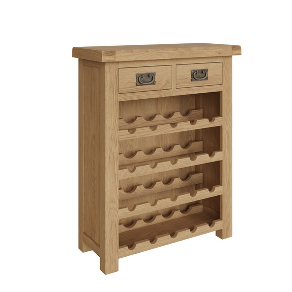 Add sophistication with this stylish and compact wine storage solution.