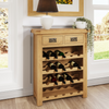 Chic and comfy wine storage in a modern solution.