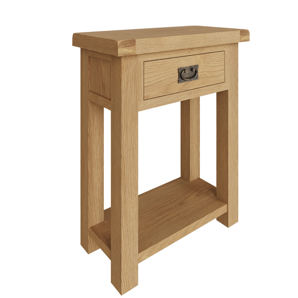 Add a touch of style with this chic wooden telephone table.