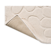 Laura Ashley Coleby Petals Floral Rug Ivory Cream with a cotton and latex backing