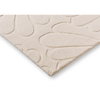 Laura Ashley Coleby Petals Floral Rug Ivory Cream hand-tufted rug with a low & cut pile 