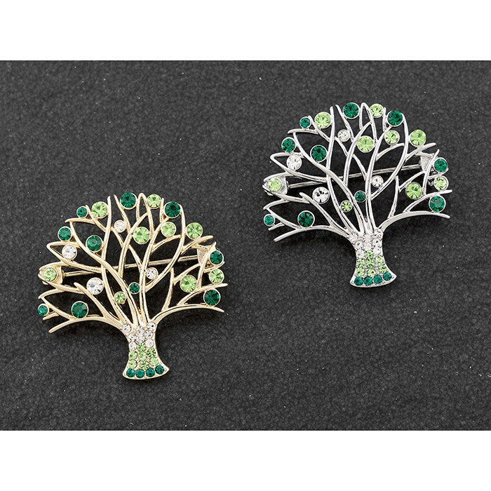 Colorful Tree Brooch