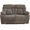 Colrein 2 Seater Sofa Recliner Dark Grey with a soft padded armrests and headrest