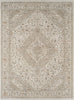 Concept Looms Comila Rug COM101 Ivory picture of the rug damask design