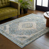 Concept Looms Comila Rug COM102 Light Blue lifestyle picture on the living room