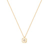 Tipperary Crystal Compass Star Pendant Gold with crystal in the middle