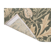 Morris & Co. Compton Floral Rug Trellis flatweave Jacquard rug with latex and PET backing