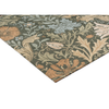 Morris & Co. Compton Floral Rug Trellis green rug with cream, blue and red colors