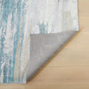 Concept Looms Liberty Rug LIB101 Sky with a latex non-slip baking