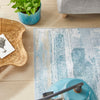 Concept Looms Liberty Rug LIB101 Sky in a light blue color hue