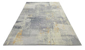 Concept Looms LUX02 Washable Rug Light Grey made in an abstract design