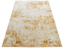 Concept Looms LUX12 Washable Rug Light Gold made in an abstract design