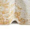 Concept Looms LUX12 Washable Rug Light Gold with a borered ends