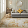 Concept Looms LUX12 Washable Rug Light Gold lifestyle picture