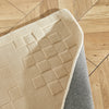 Concept Looms Priory Rug PRI102 Ivory with a cotton backing