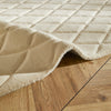 Concept Looms Priory Rug PRI103 Ivory hand-tufted rug with a diamond pattern