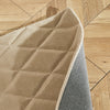 Concept Looms Priory Rug PRI103 Taupe with a cotton backing