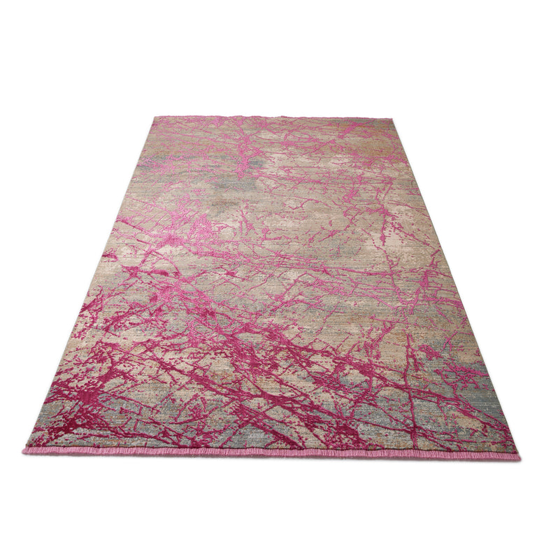 Concept Looms Emerald EMR101 Pink Abstract Rug – Modern Design