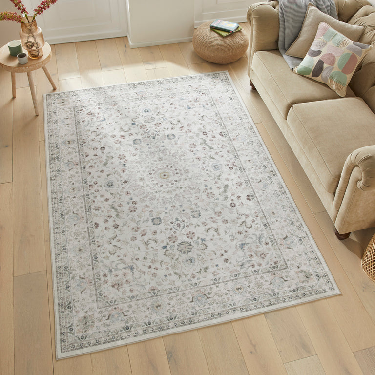 Concept Looms Liberty Classic LIB201 Cream Damask Rug – Rugs Collection