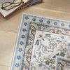 Concept Looms Liberty Classic LIB202 Pastel Rug top view picture of the corner of the rug