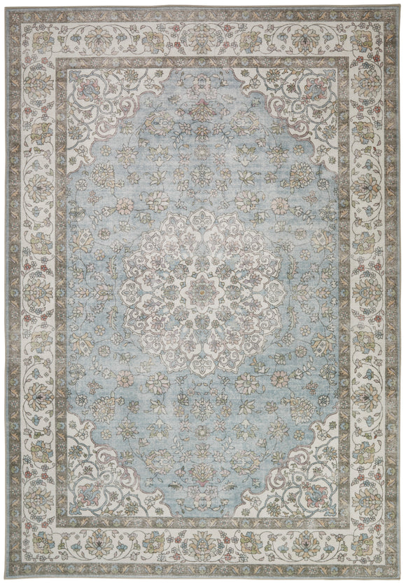 Concept Looms Liberty Classic LIB206 Light Blue Rug front view picture of the rug design