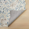 Concept Looms Liberty Floral LIB301 Ivory Blue Rug picture of the non slip backing of the rug