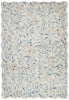 Concept Looms Liberty Floral LIB301 Ivory Blue Rug front view picture of the rug pattern