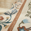 Concept Looms Liberty Floral Rug LIB303 Cream Multicolor picture of the rug waved border