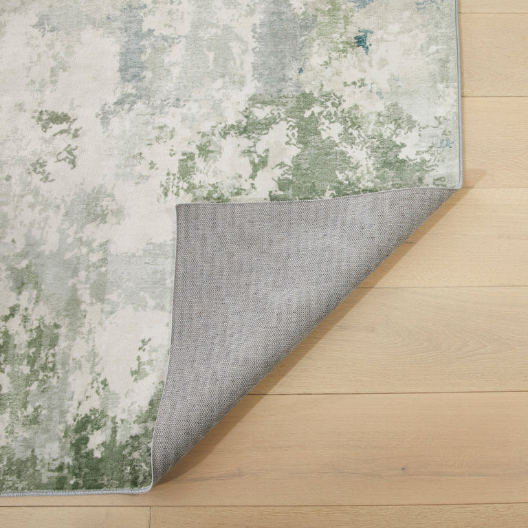Concept Looms Liberty Modern Seafoam Rug – Washable Rug