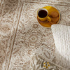 Concept Looms Olivia OLI104 Grey Khaki Rug close view picture of the pattern and color hue