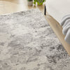 Concept Looms Olivia OLI105 Grey Rug close view picture of the pattern and color shade