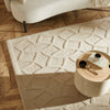 Concept Looms Rug Priory PRI101 Beige Rug close view picture of the pattern and color hue