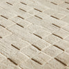 Concept Looms Rug Priory PRI102 Ivory close view picture of the pattern and color shade